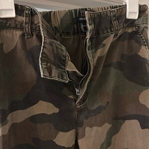 Stylish and versatile camo jogger pants with a modern edge!